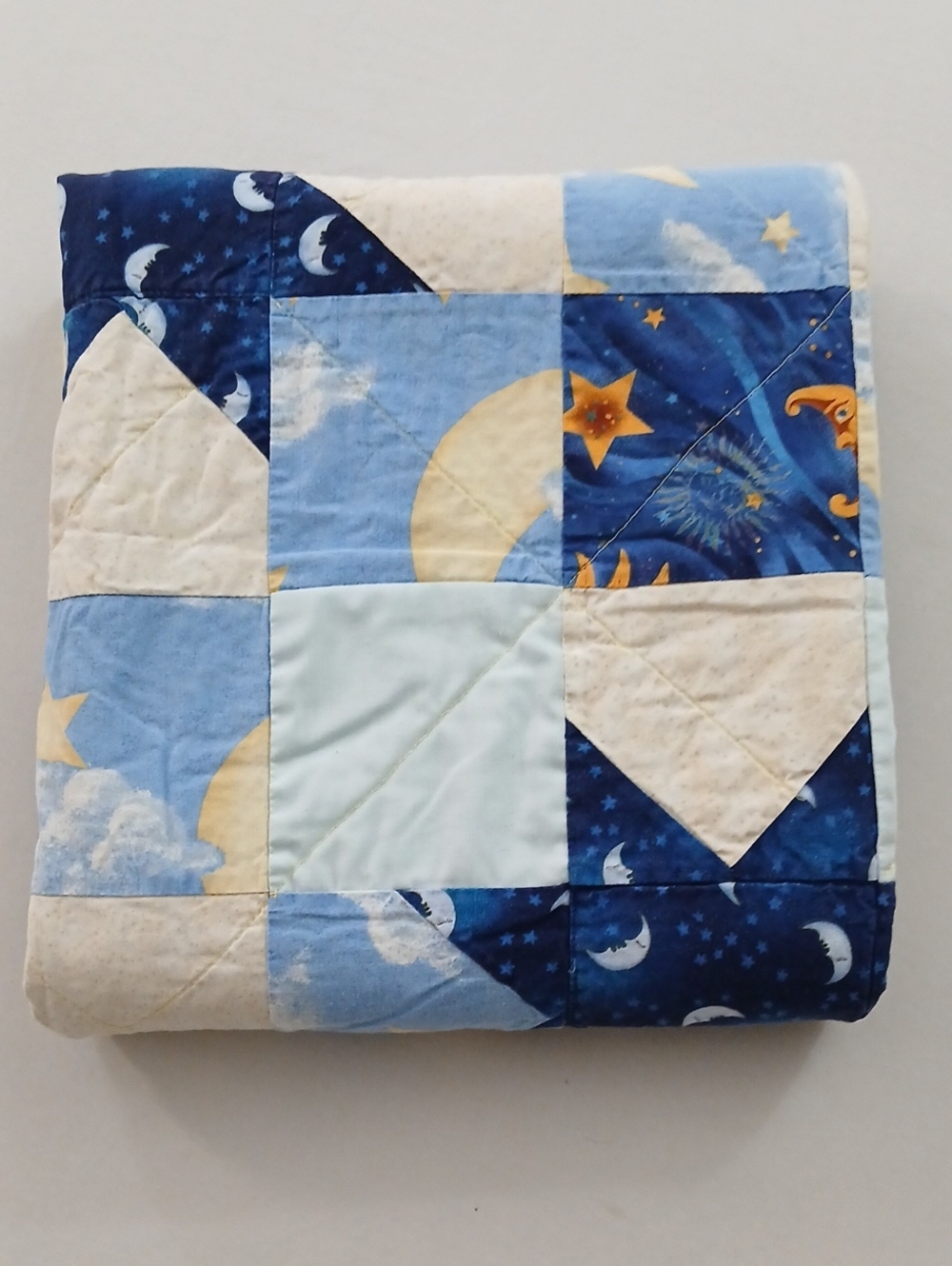 Homemade Celestial Mini Quilt